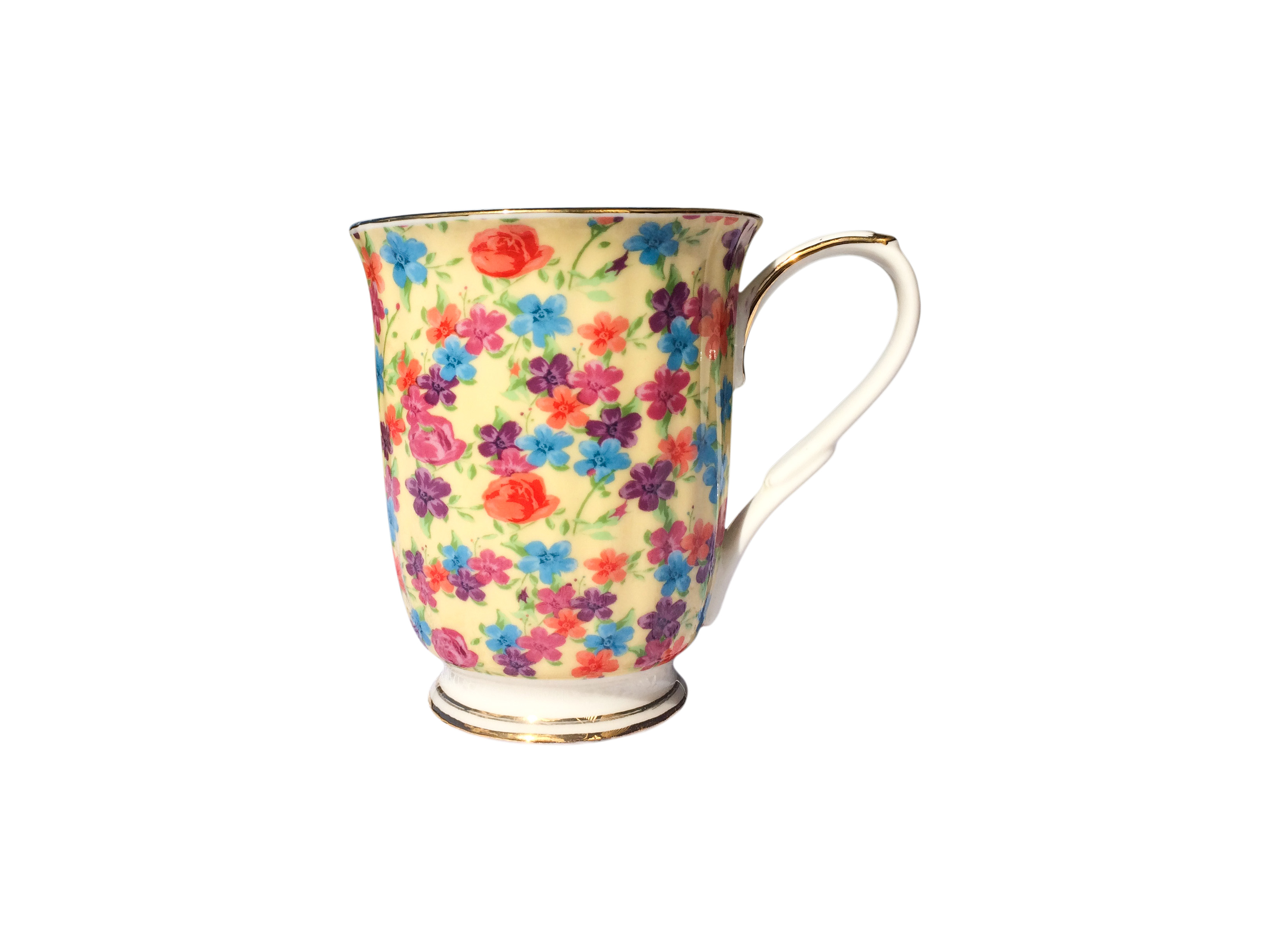 Cream Flower Garden Chintz Beaker Cream Flower Garden Chintz Beaker