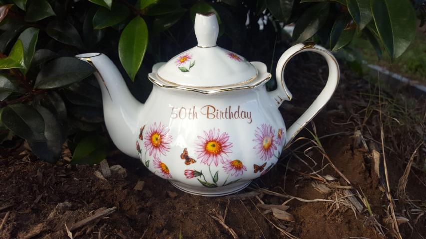 50th Birthday Teapot