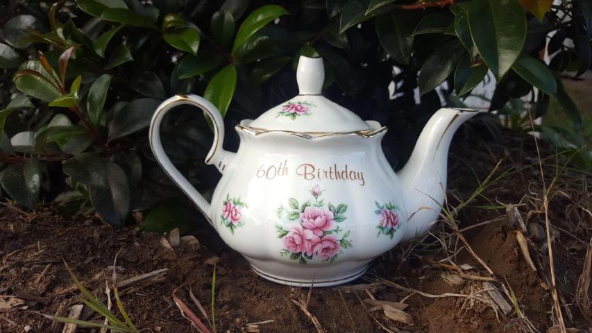 60th Birthday Teapot