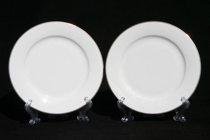 White Dove 2pc Sideplate Set
