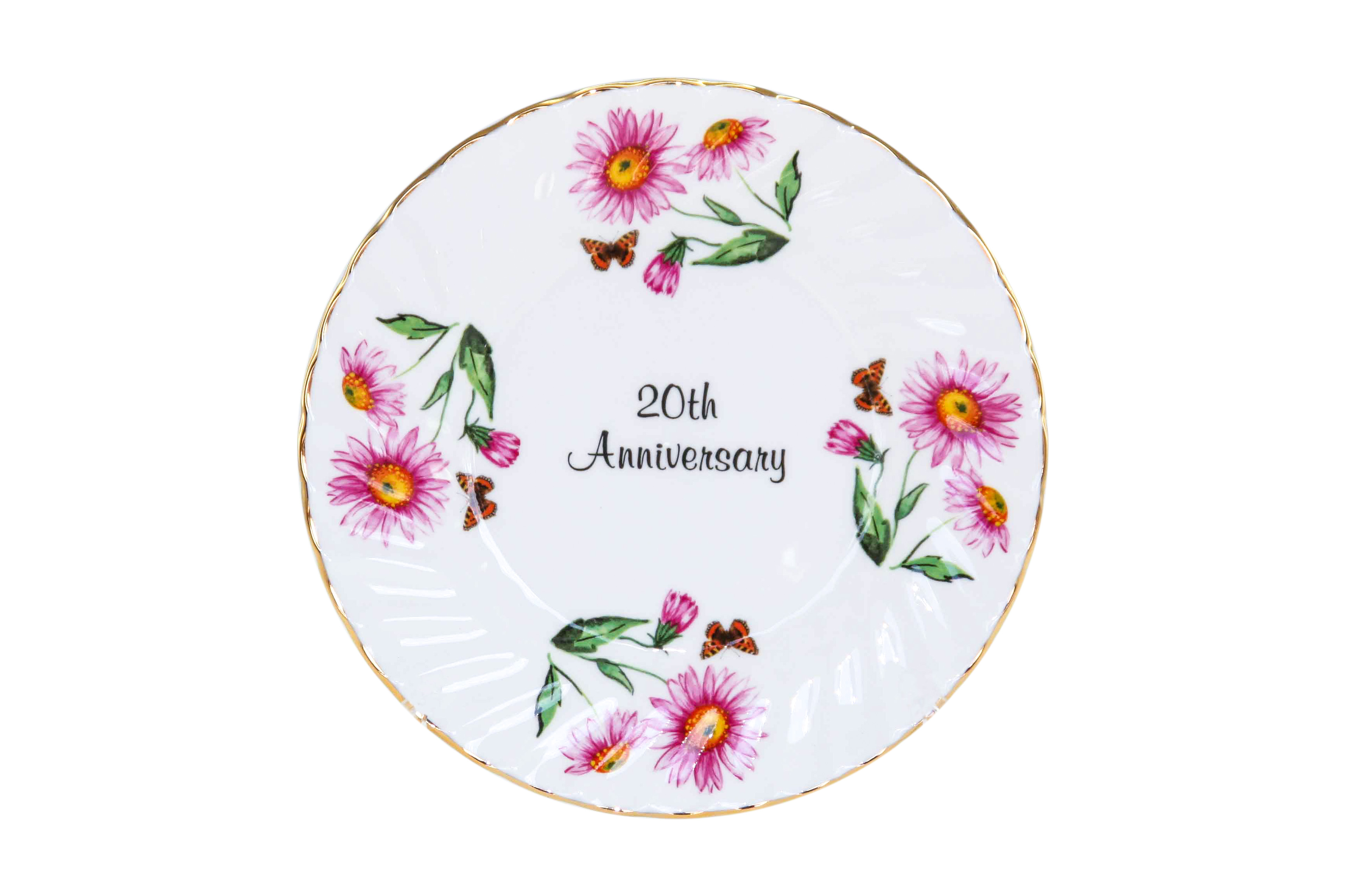 20th Anniversary Plate (6 inch) with stand - Click Image to Close