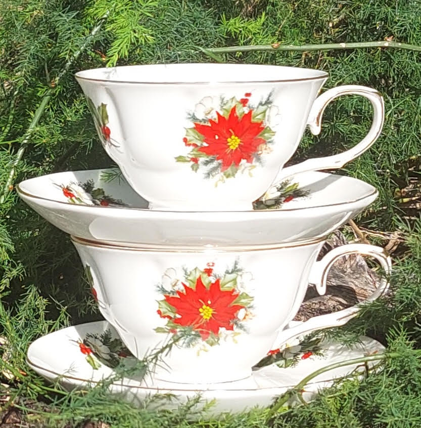 Red Joy 2 cup and saucer set (Custom)