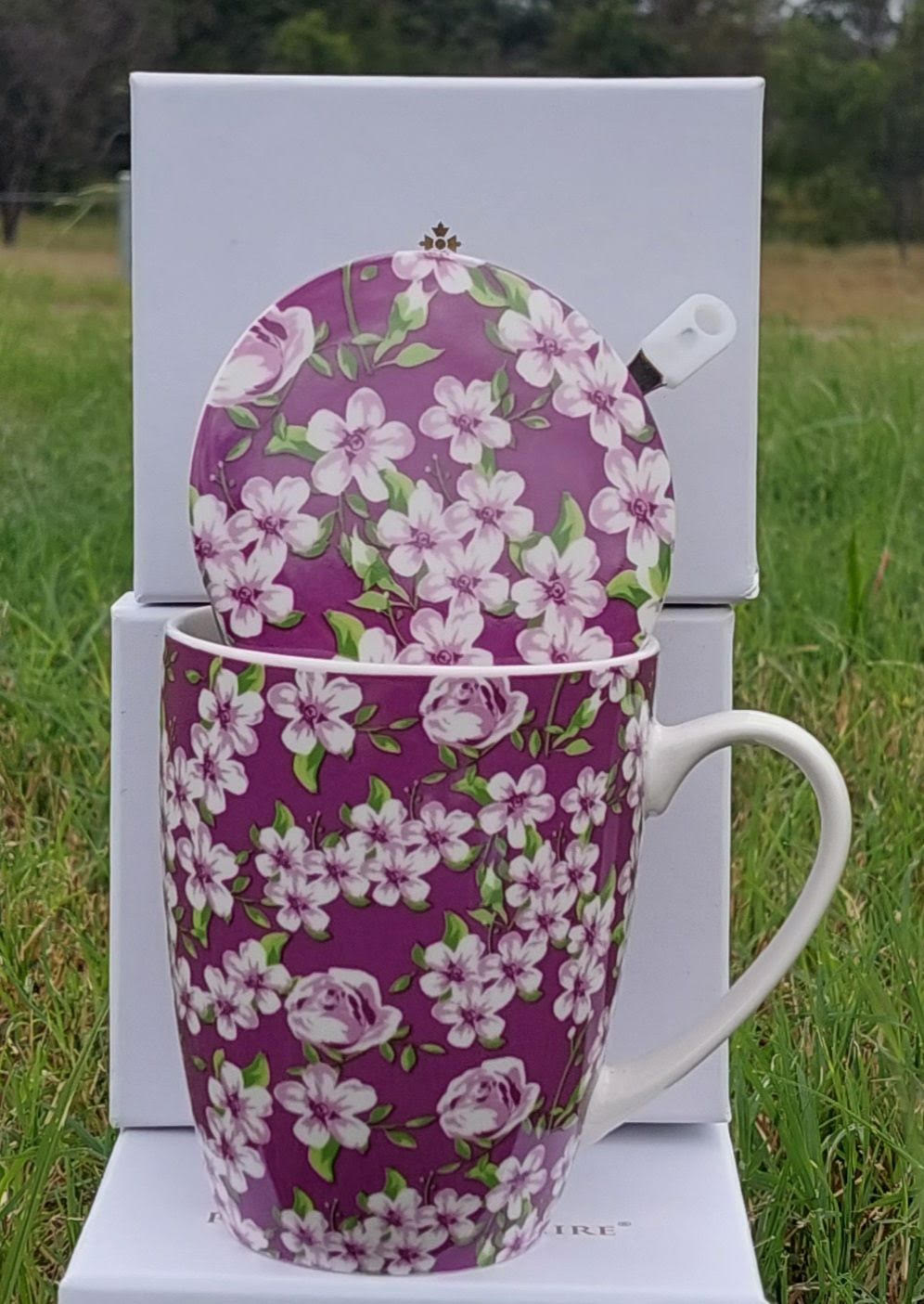 Violet Meadow Infused Beaker - Click Image to Close