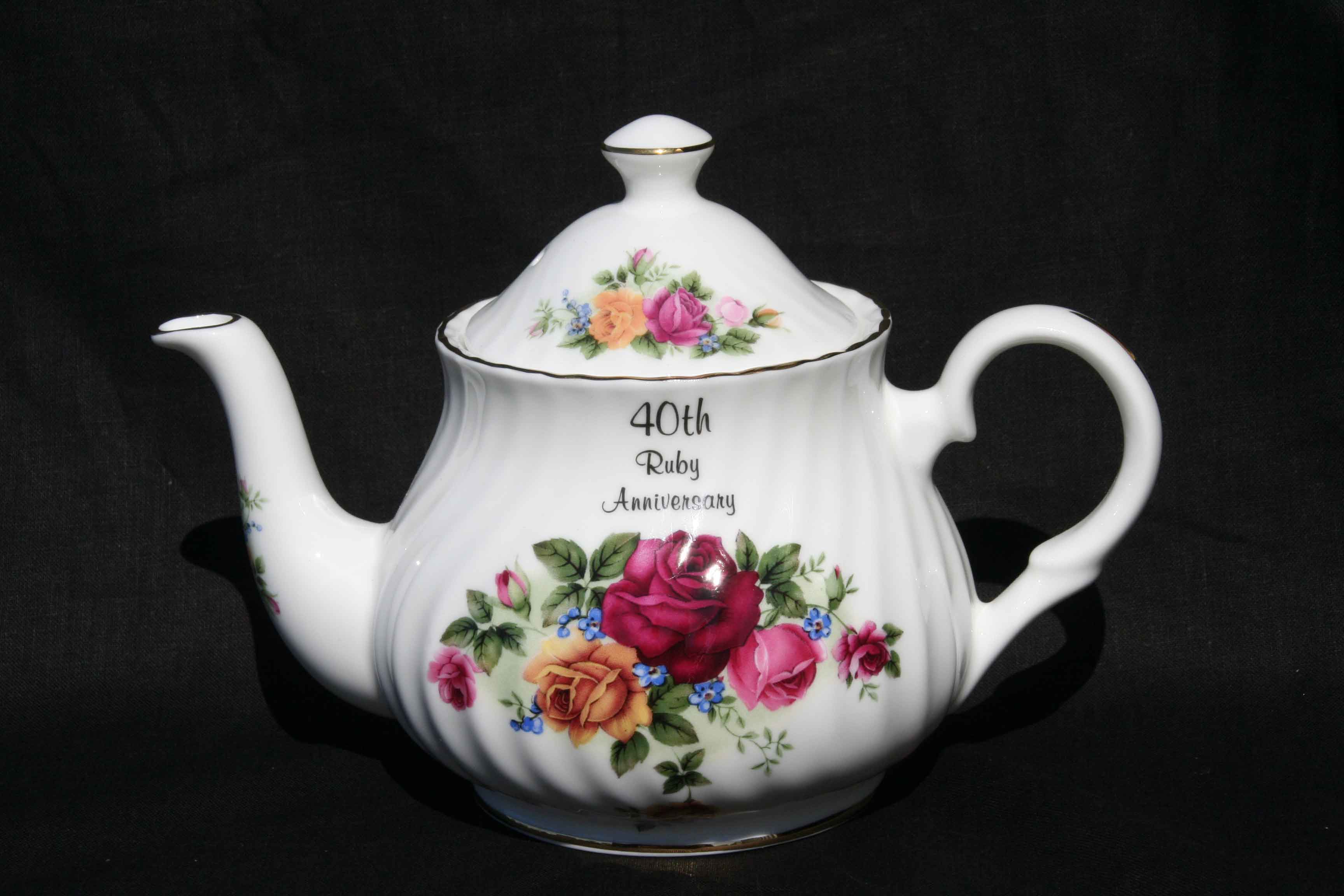 40th Ruby Anniversary 2cup Teapot