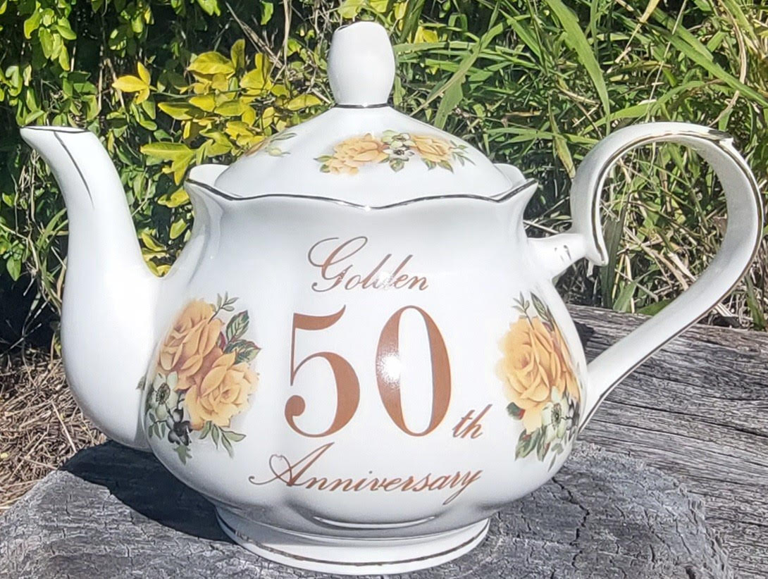 50th Anniversary Large 4cup Teapot (Custom)
