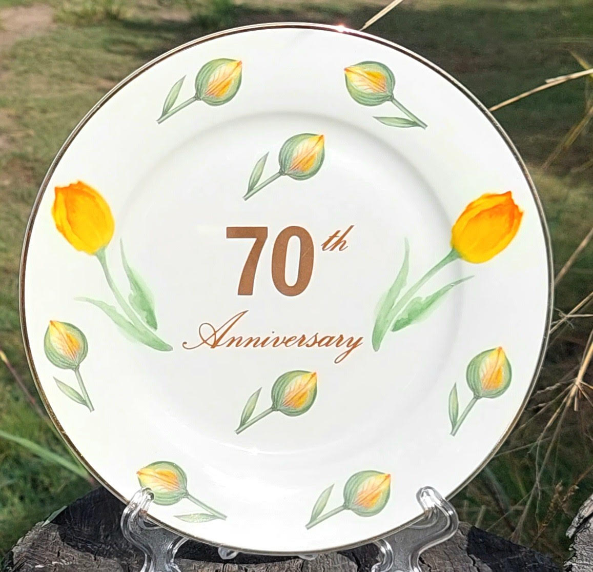 70th Anniversary Plate (Custom)