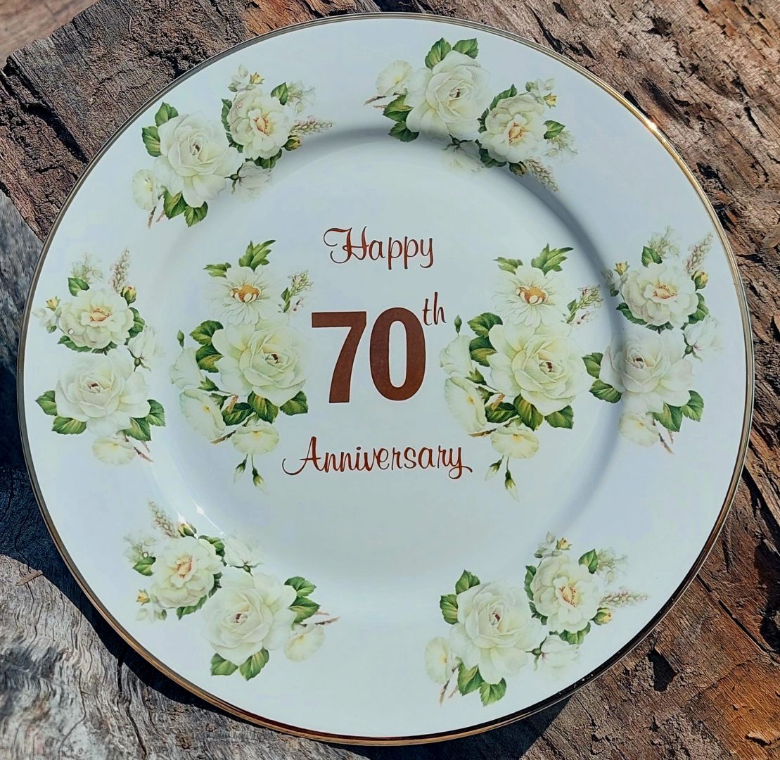 70th Anniversary Plate (Custom)