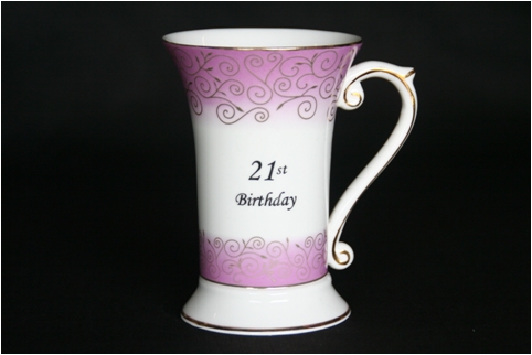 21st Birthday Tall Beaker