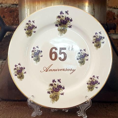 65th Anniversary Plate