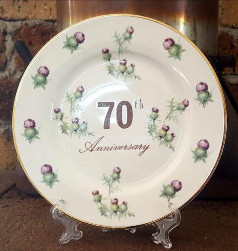 70th Anniversary Plate