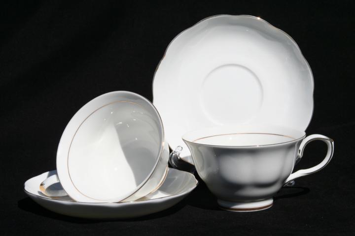 White Dove 2 Cup & Saucer Set