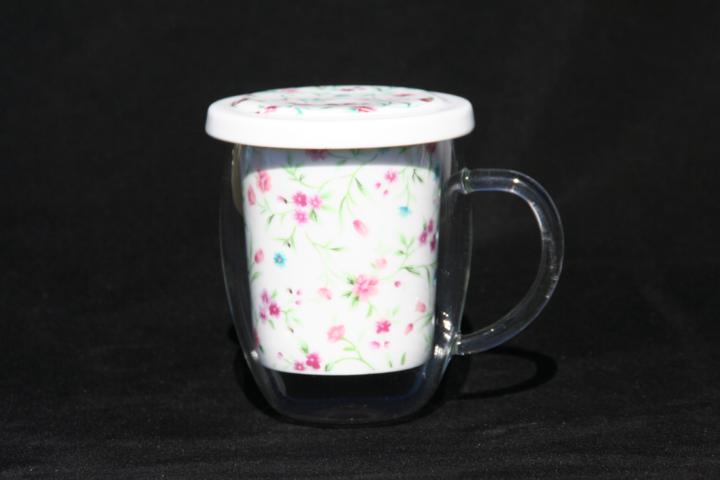 Glass/Porcelain Infused Beaker Mini Blossom