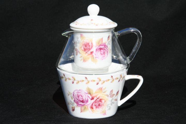 Glass/Porcelain T41 Romantic Rose