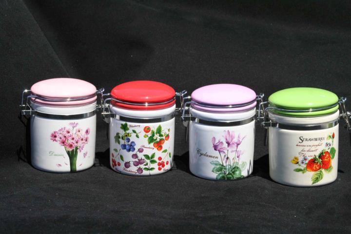 Mini Floral Cavalier Cannister