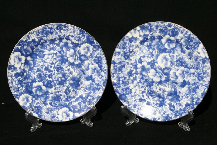Blue Meadow Sideplate Set