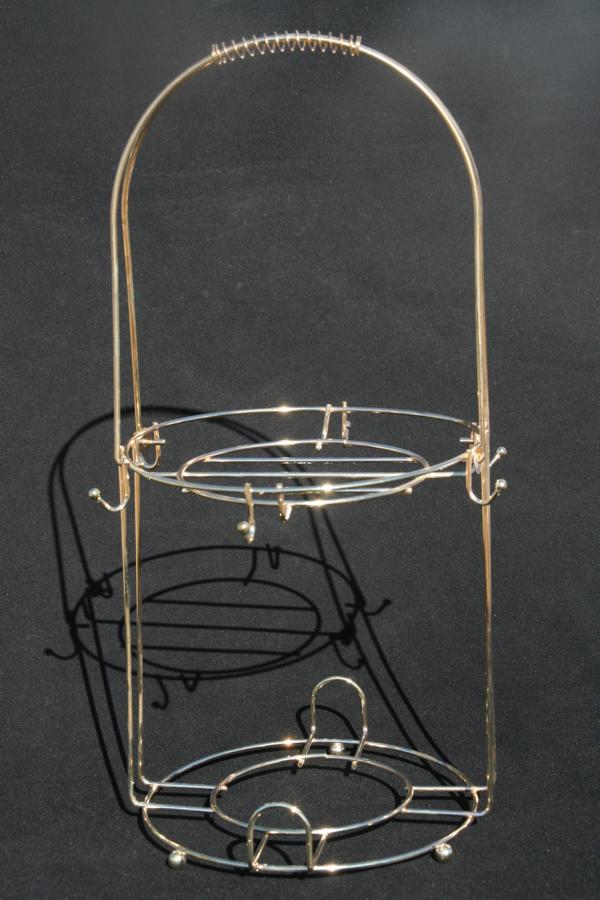 6 cup/saucer and Teapot display stand - Click Image to Close