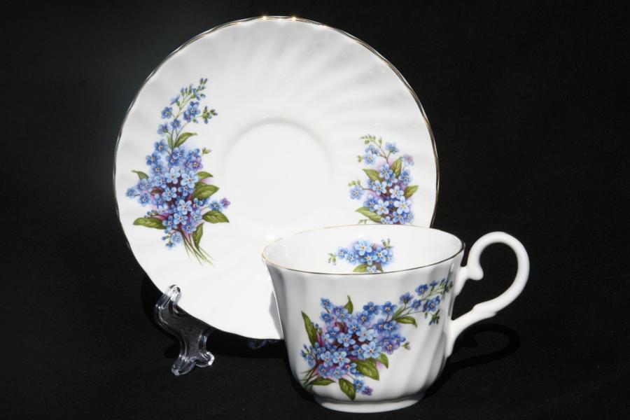 Forget Me Not 1 Cup and Saucer Set