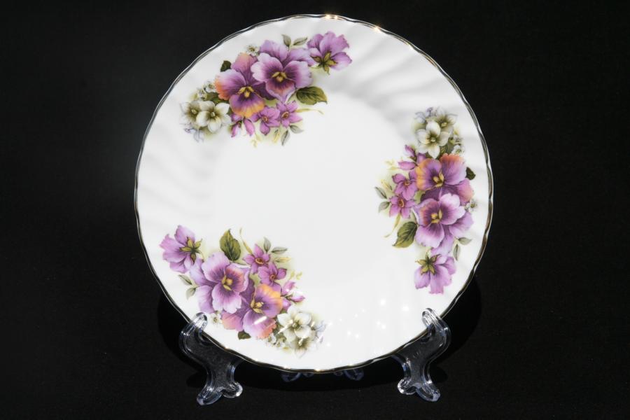 Pansy 6" Side Plate - Click Image to Close