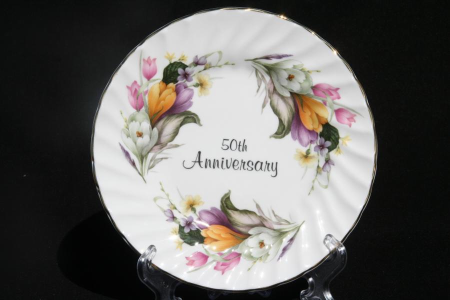 50th Anniversary Plate (6 inch) with stand