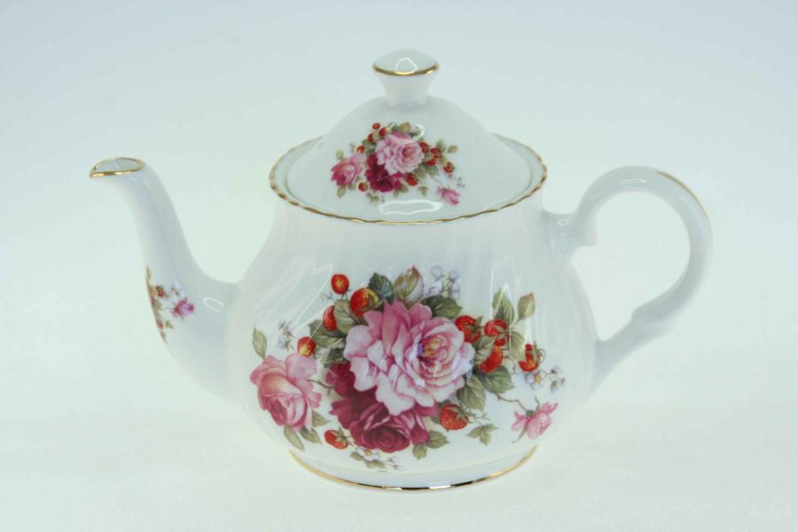 Strawberry Rose 2 cup Teapot