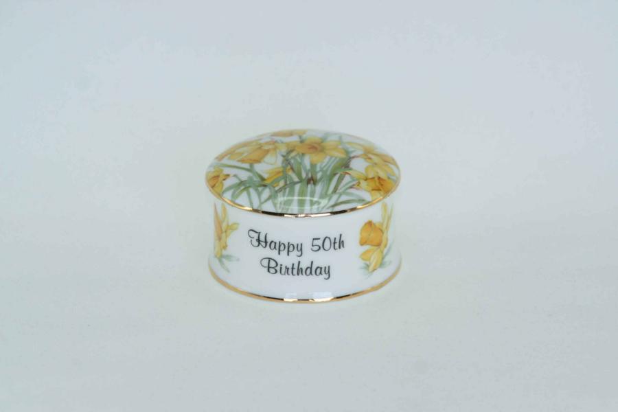 50th Birthday Trinket Box