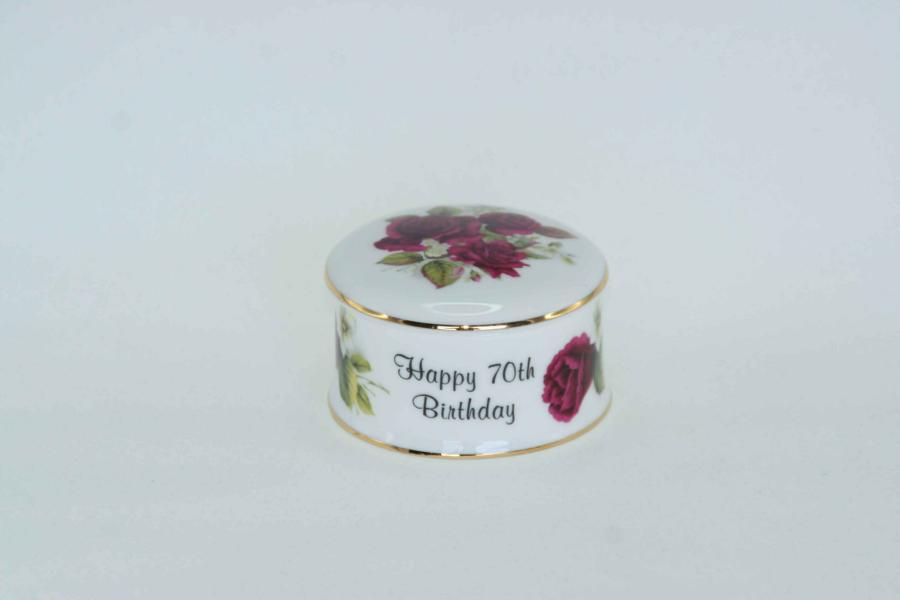 70th Birthday Trinket Box