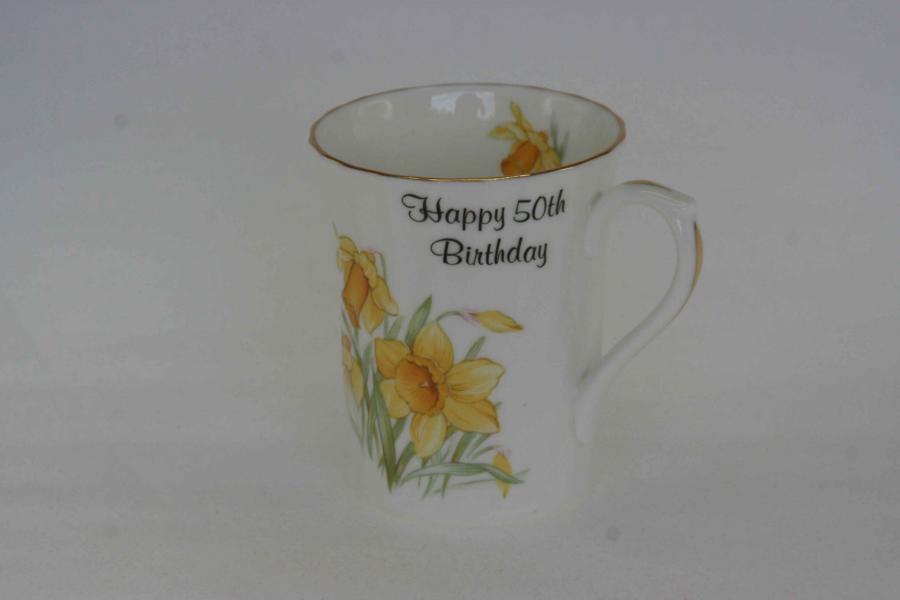50th Birthday Swirl Mug