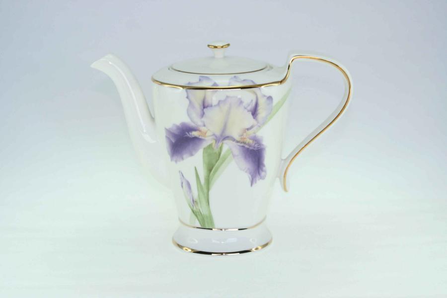 Purple Iris Teapot