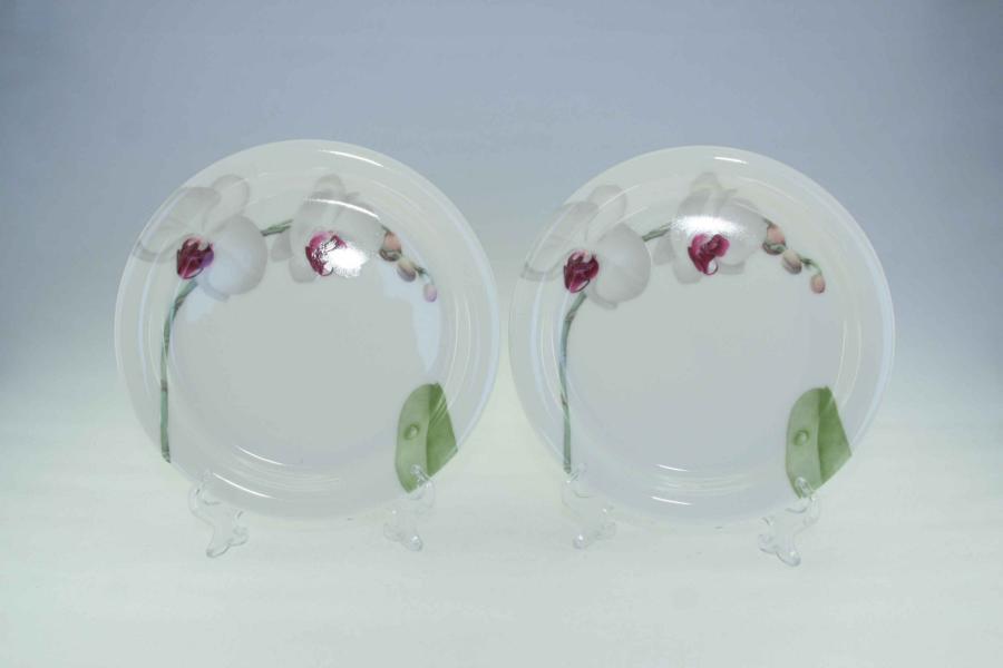 White Flower Sideplate Set