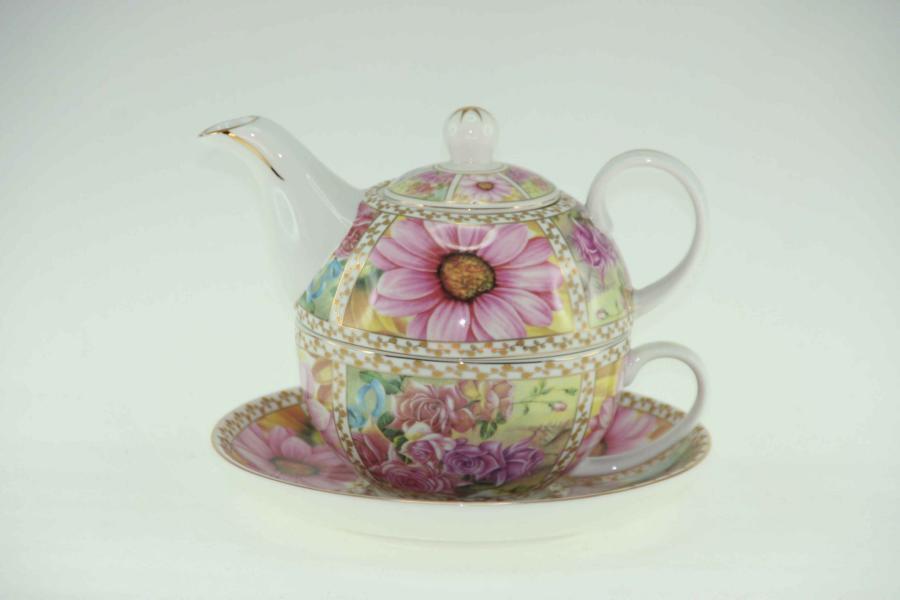 Belle Fleur tea for one set