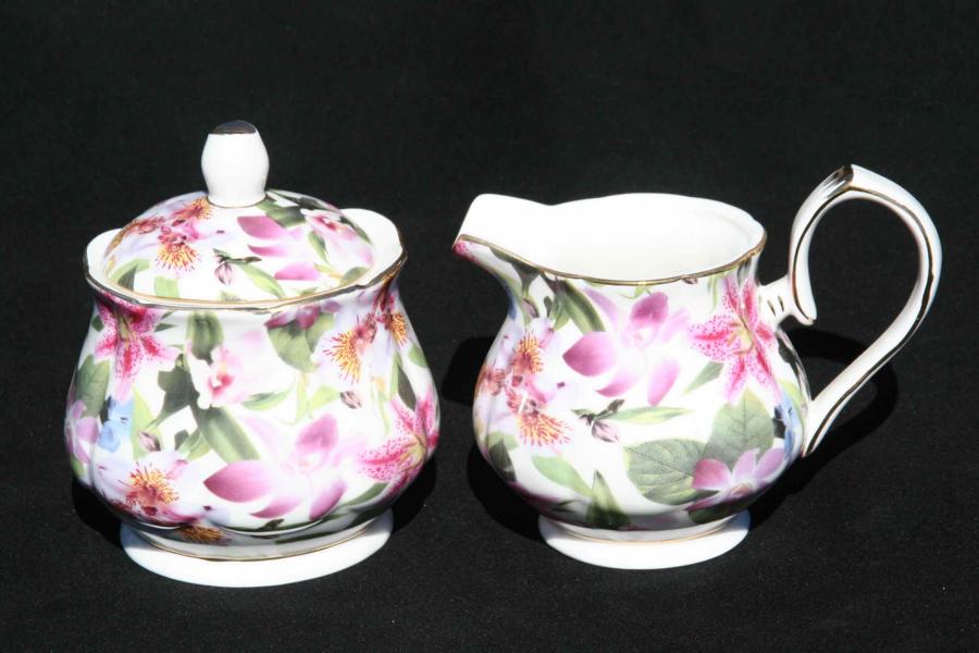 Lily Rainbow Sugar & Creamer Set