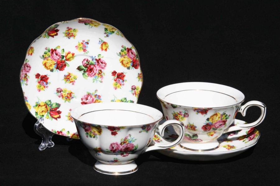 Georgina 2 Cup and Saucer Set