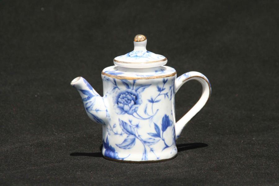Blue Breeze Mini Teapot Jug Shape