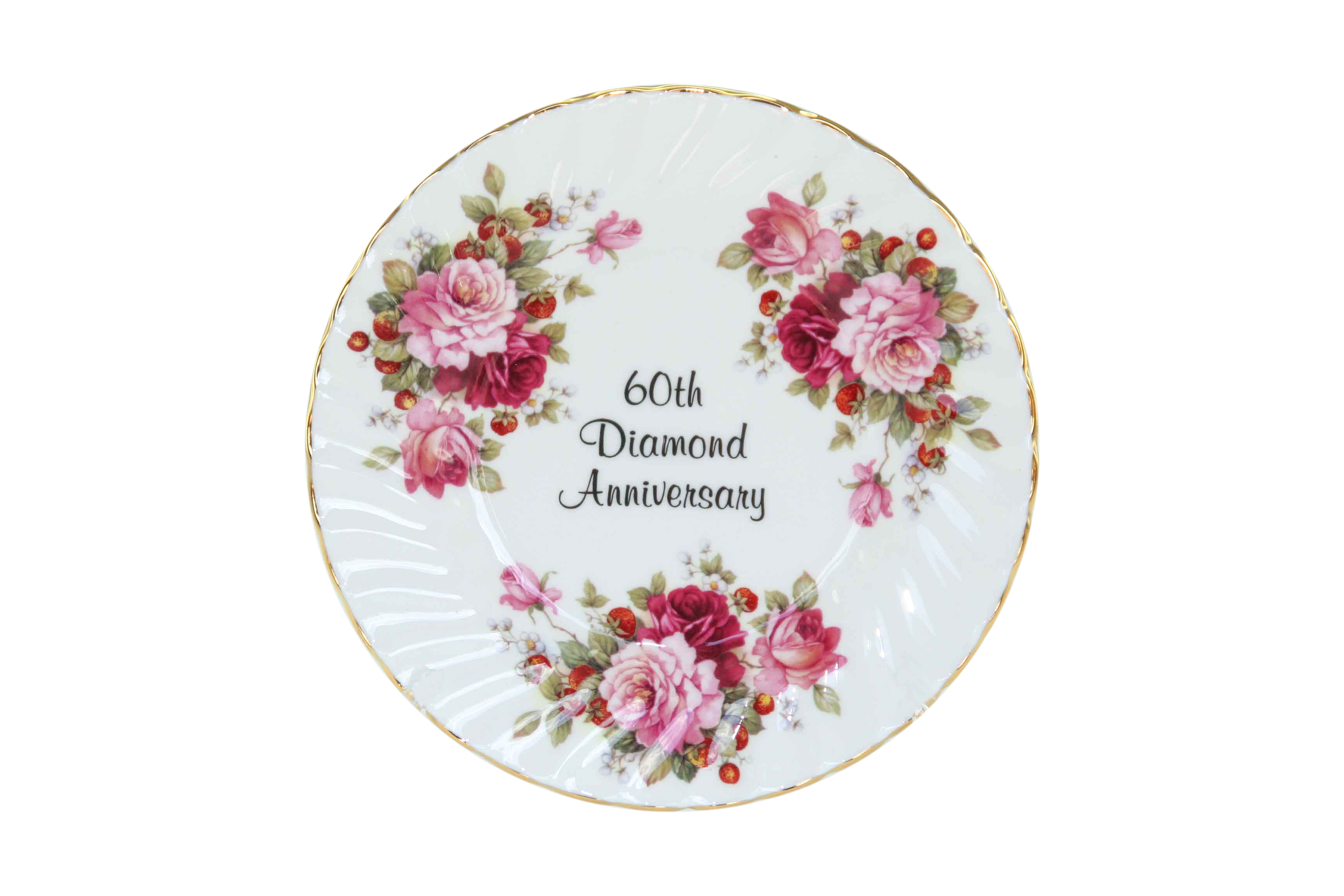60th Anniversary Plate (6 inch) with stand 60th Anniversary Plate (6 inch) with stand