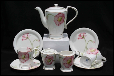 Pink Poppy Teaset