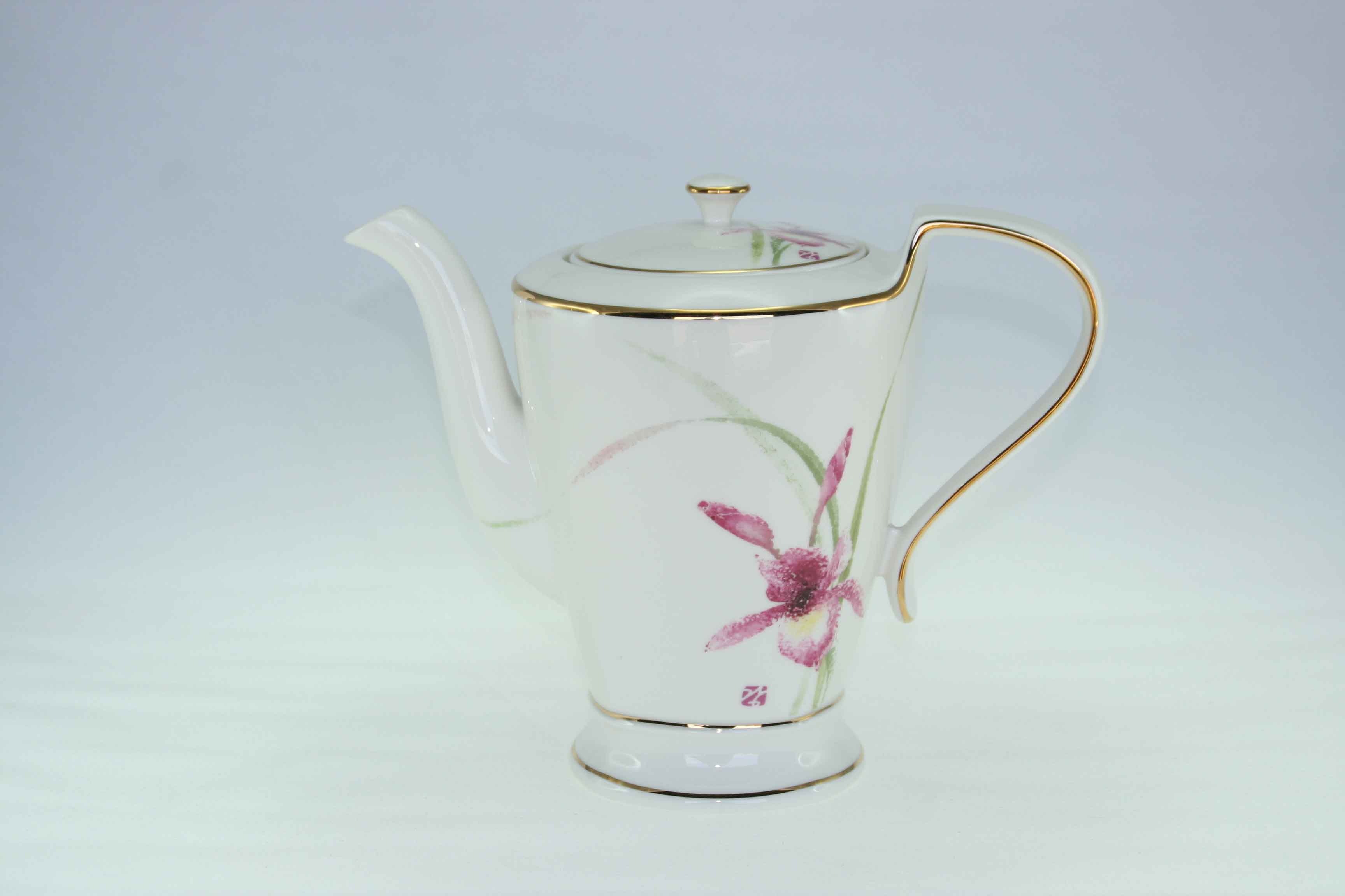 Orchid Teapot