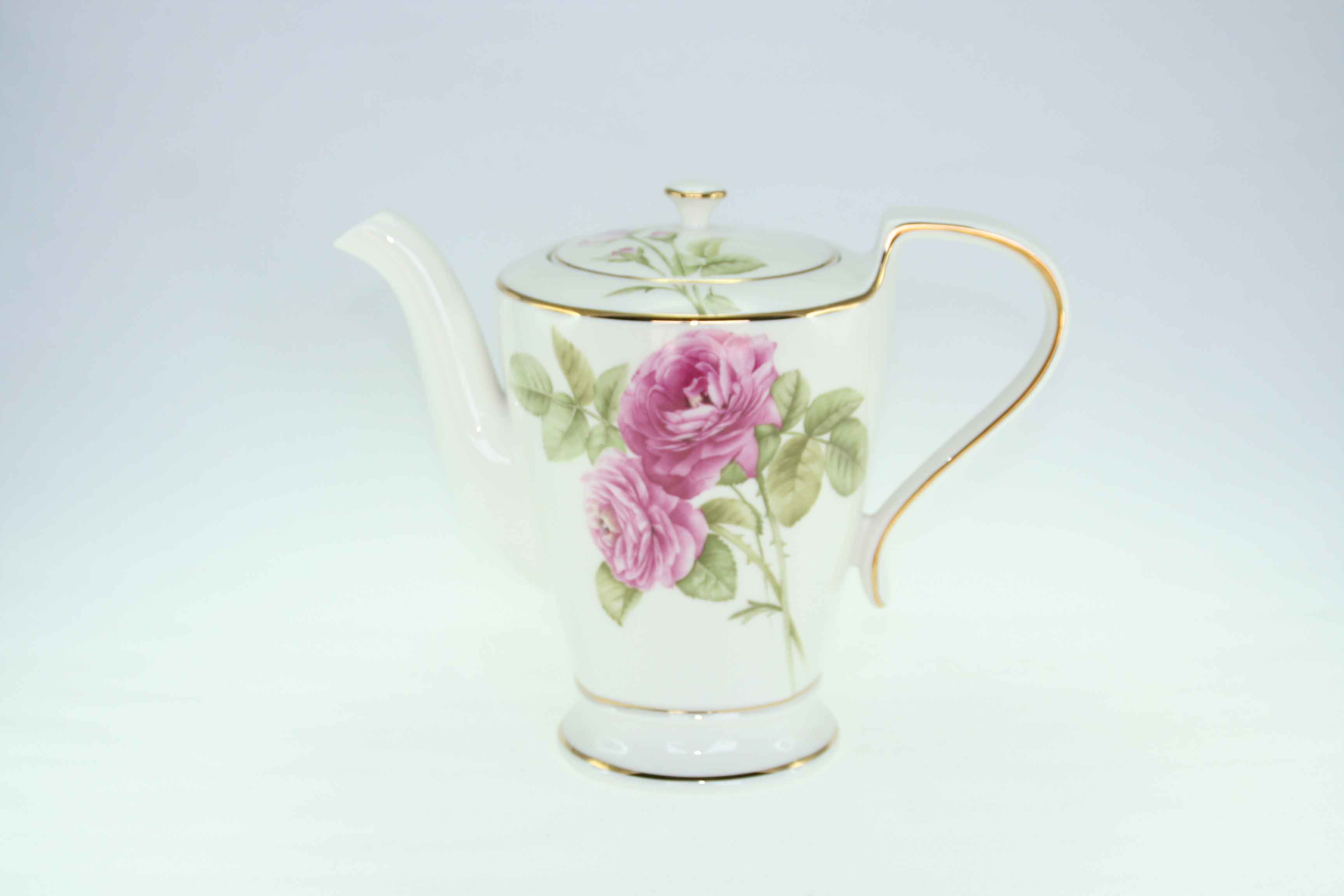 Rose Garden Teapot - Click Image to Close