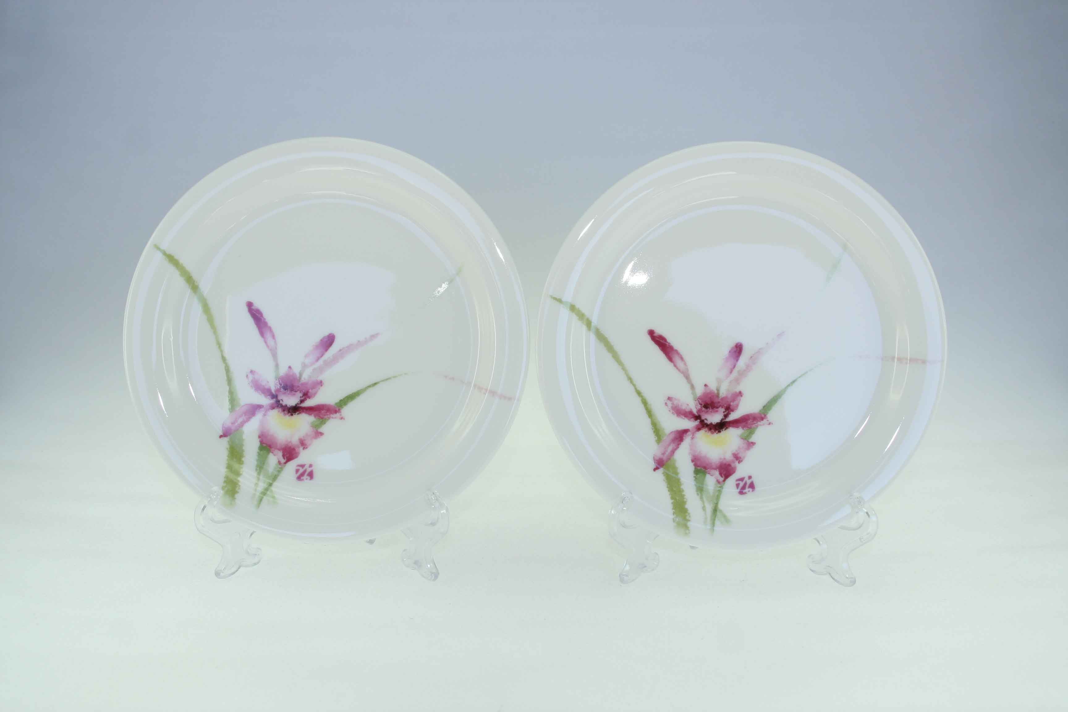 Orchid Sideplate Set