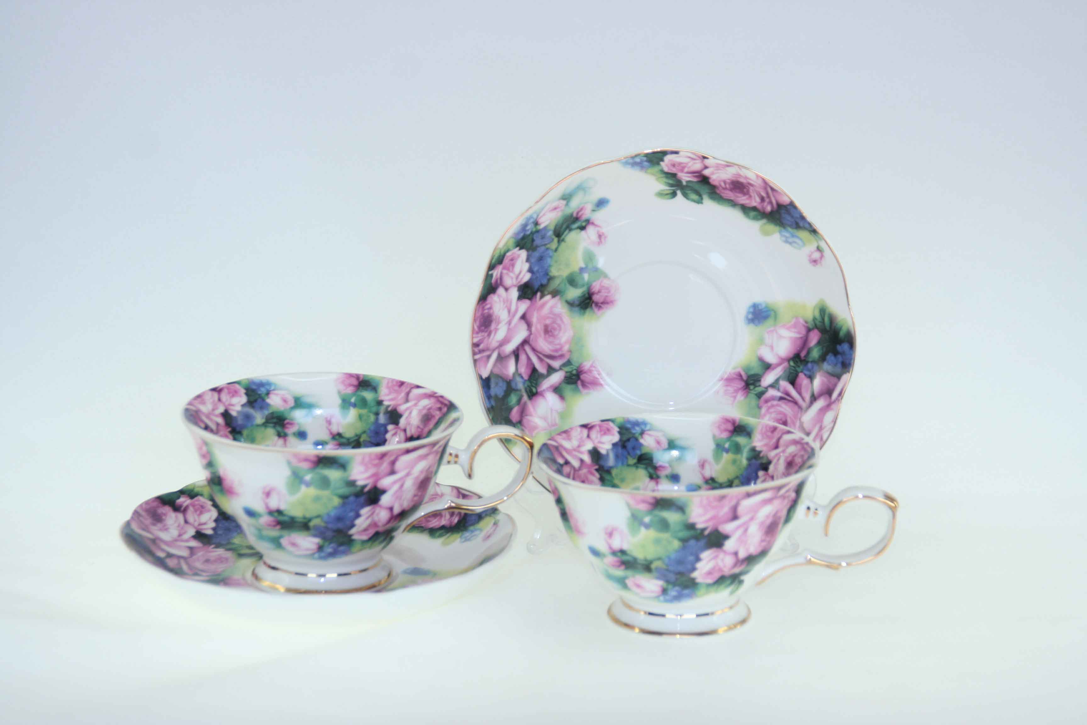 Catherine 2 Cup & Saucer Set - Click Image to Close