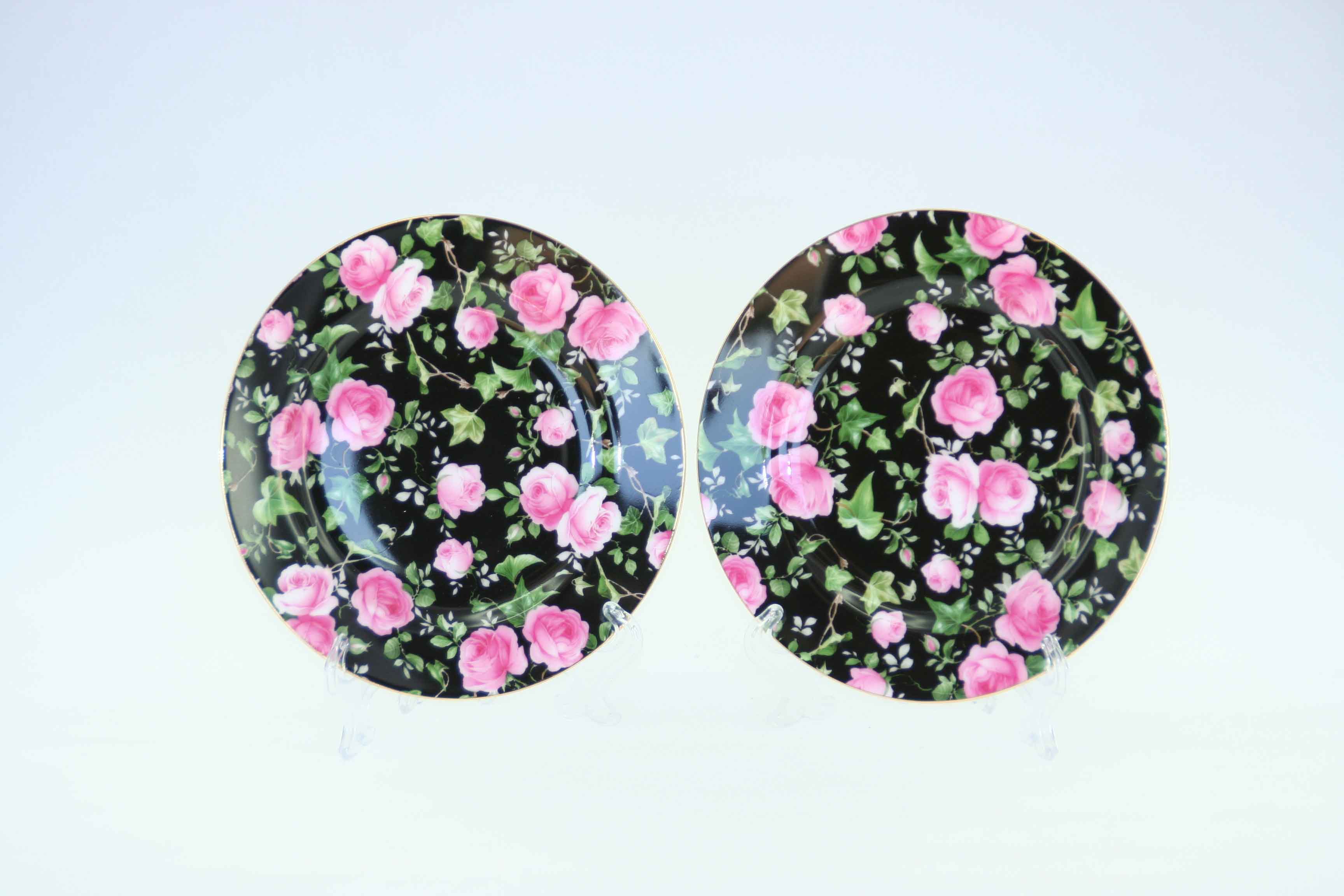 Midnight Rose Sideplate Set