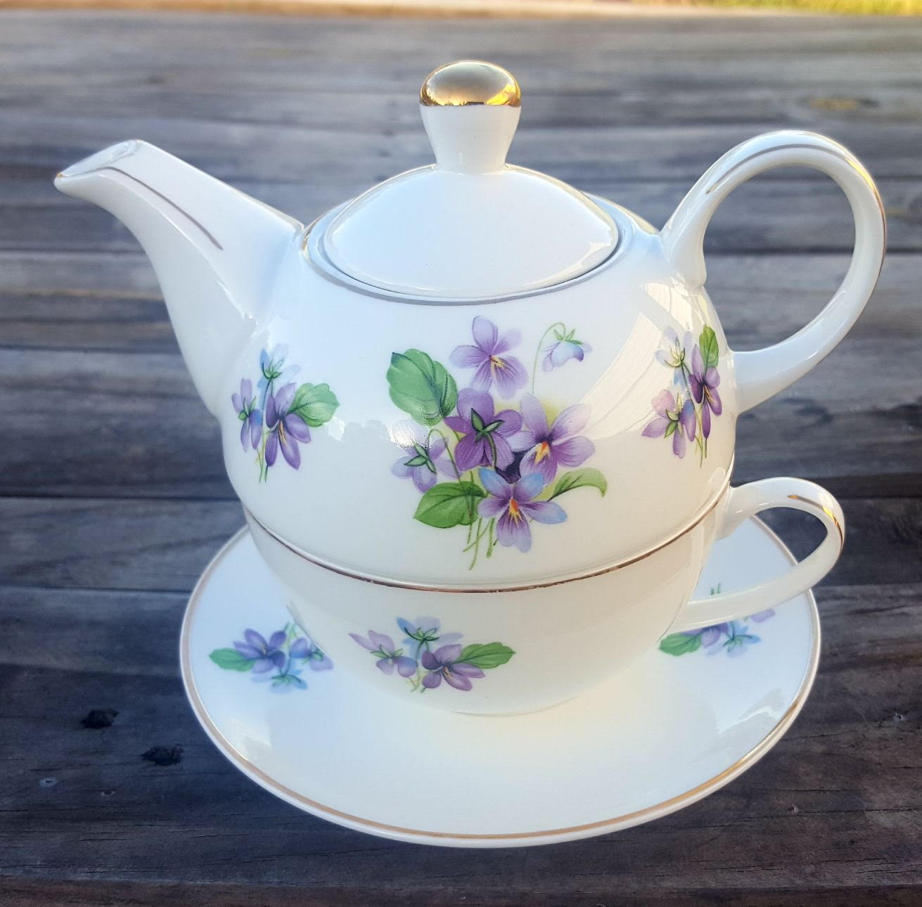 Violet Garden Tea for one