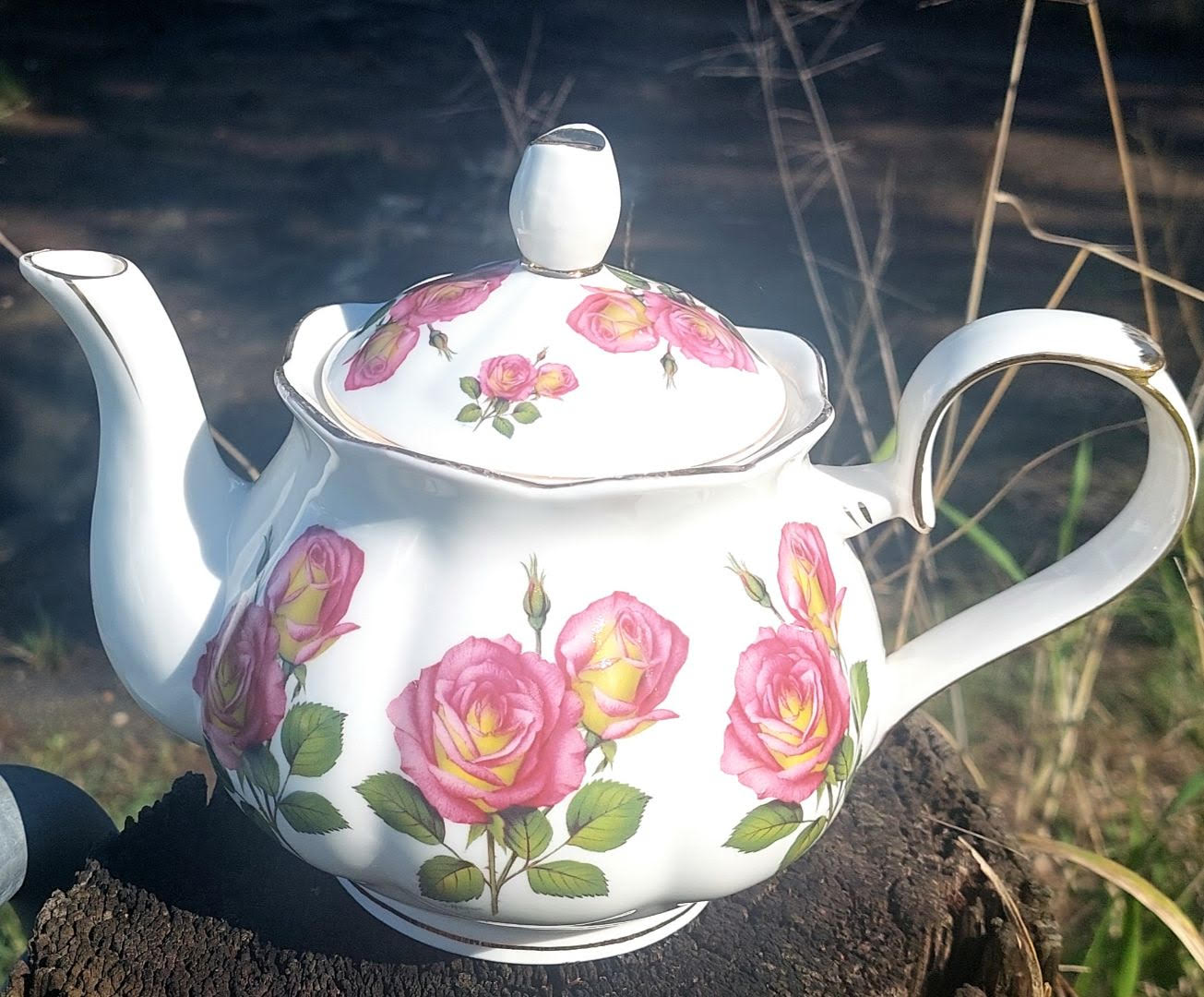 Blended Rose 4cup Teapot (custom)
