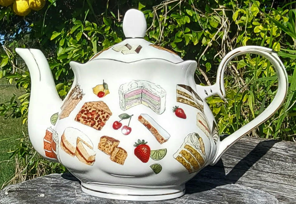 Cakes&Slices 4 cup Teapot (Custom)