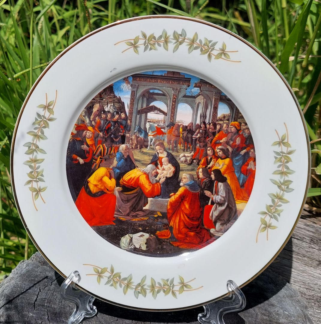 Adoration of Magi Lippi 7.5 Display plate (Custom)