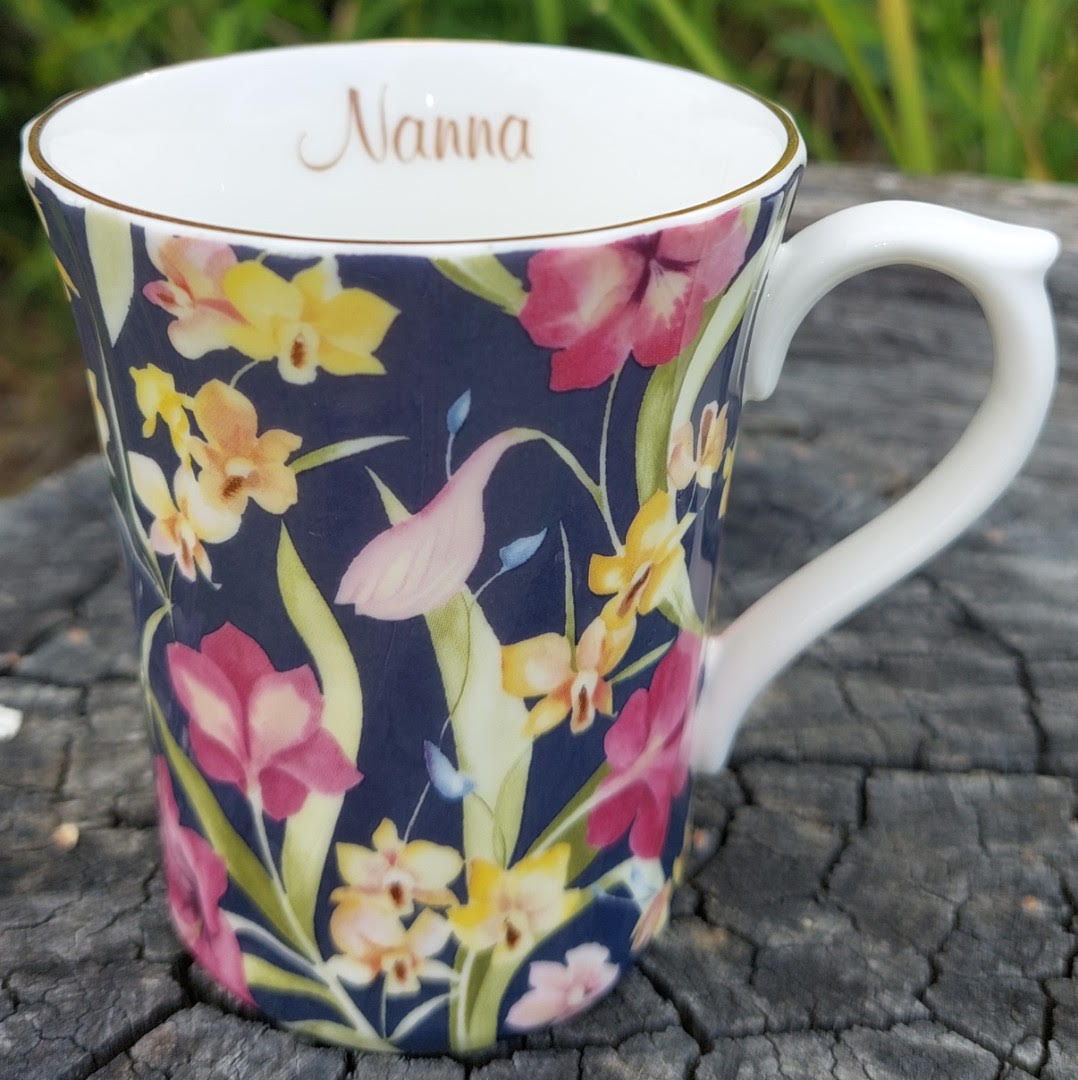 Nanna Swirl Mug Night Orchid (Custom) - Click Image to Close
