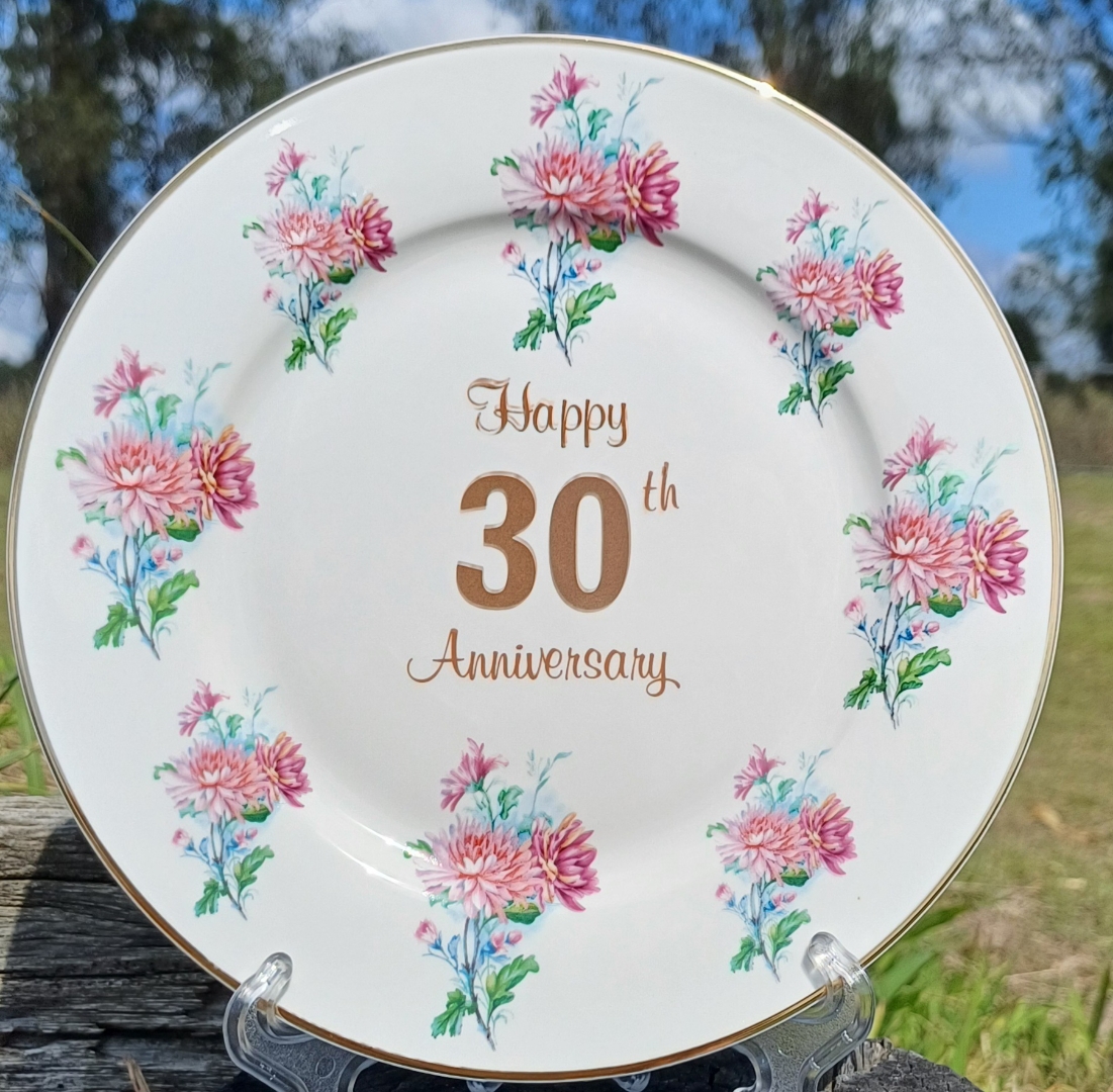 30th Anniversary Plate (Custom)