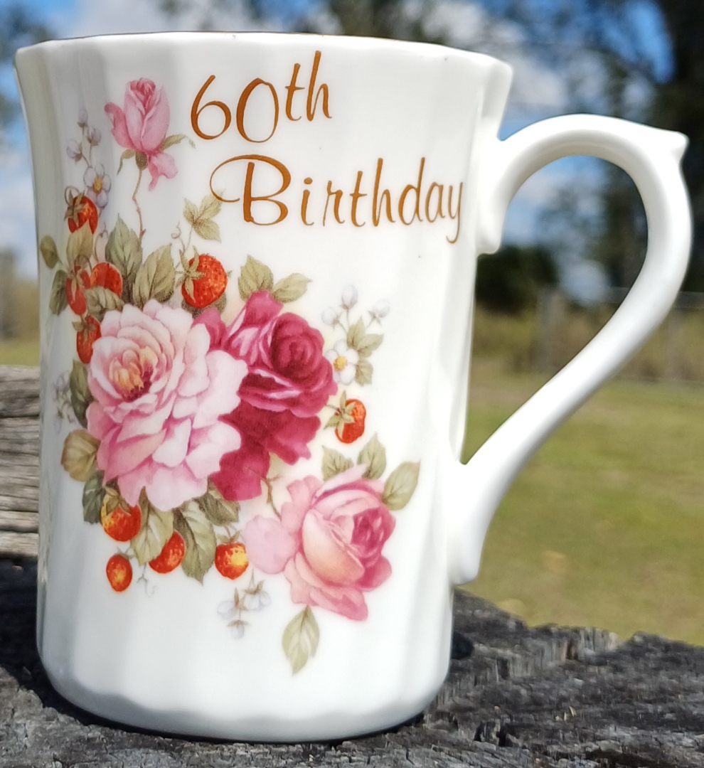 60th Birthday Swirl Mug