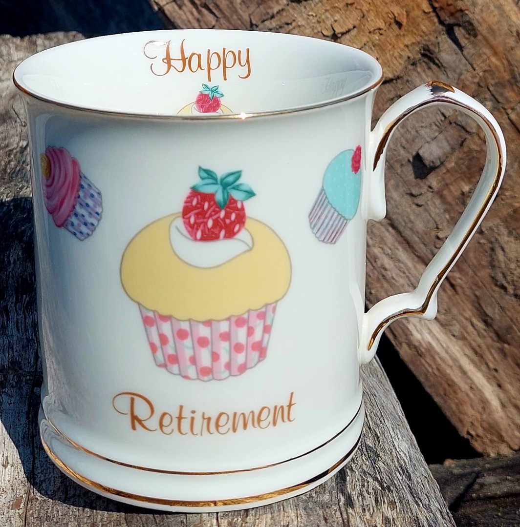 Happy Retirement Cupcake Tankard (Custom)