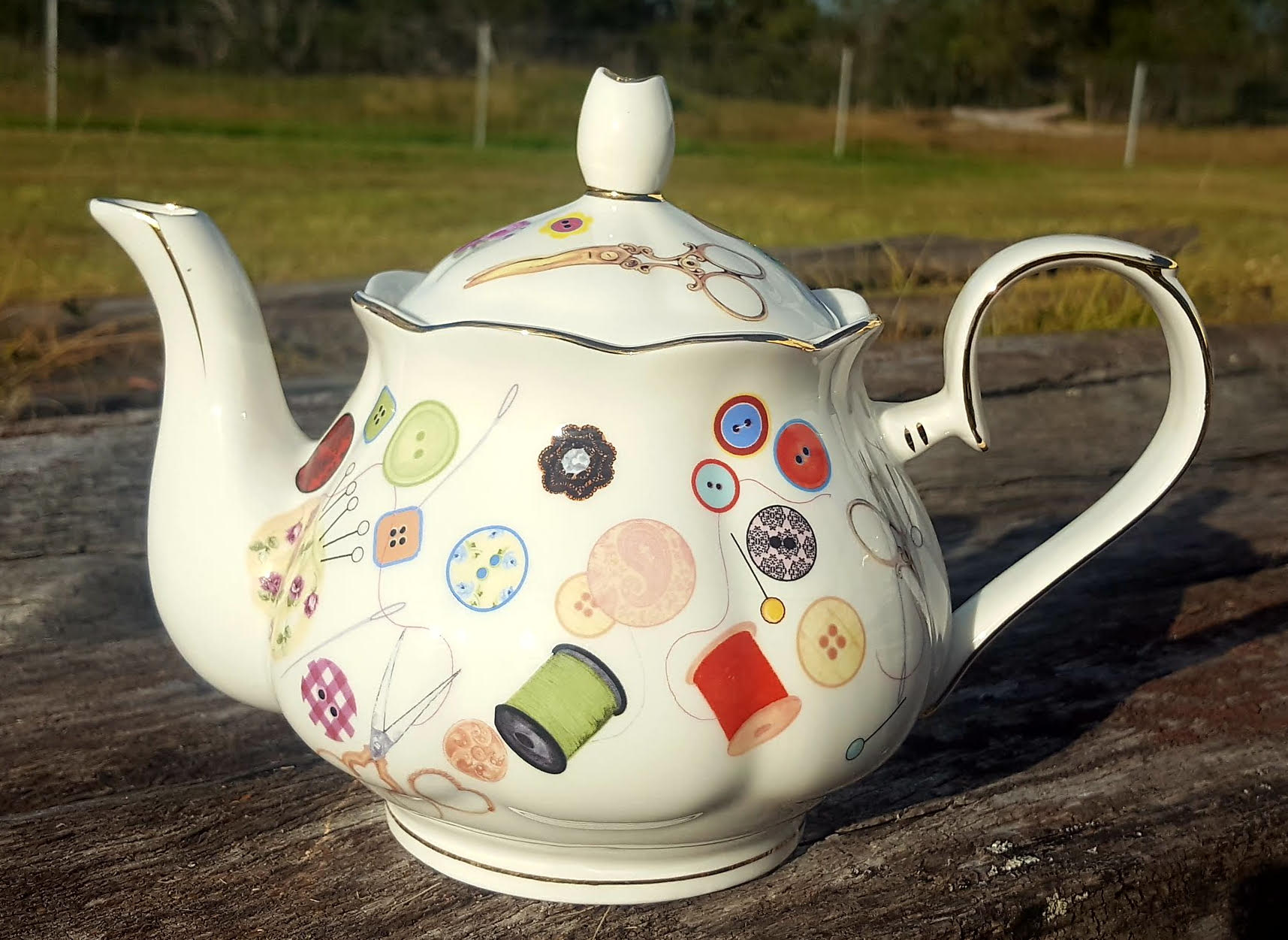 Sewing 4 cup Teapot (Custom)
