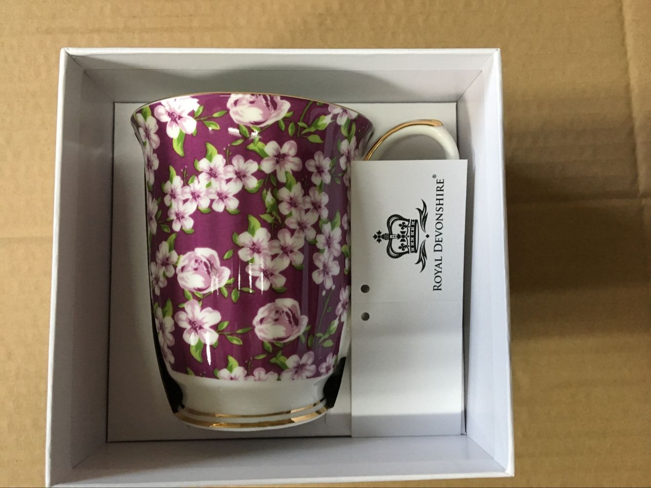 Violet Meadow Chintz Beakers Violet Meadow Chintz Beakers